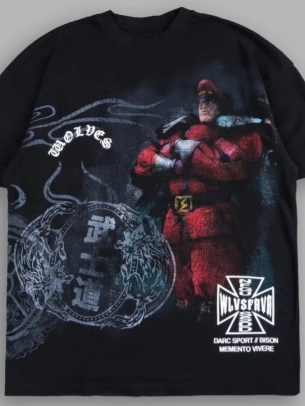 Darc Sport "Street Fighter X Darc Sport Mystery" (M.BISON) Premium Tee